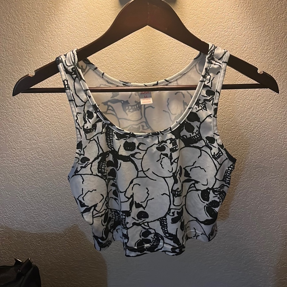 Skull tank top